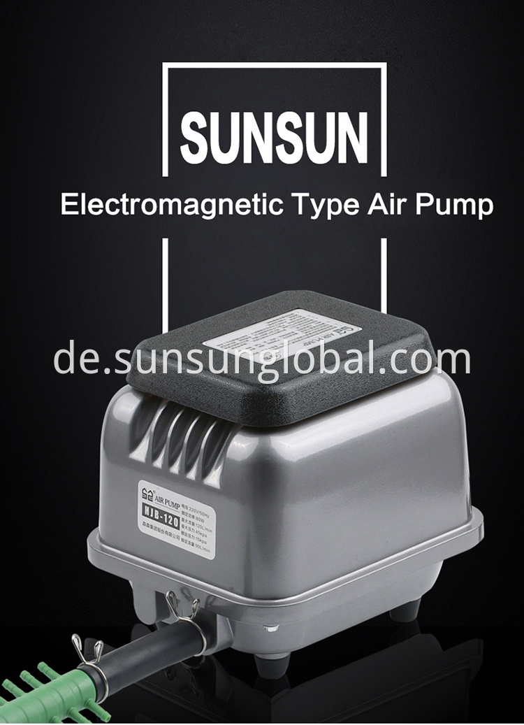 Sunsun Elektro-Elektromagnet-Fischzucht-Luftpumpe für Aquarium